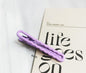 Hollow Wave Metal Barrettes Milk Fufu Candy Color