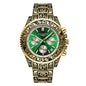 Vintage Engraving Quartz Multi-function Men's Watch