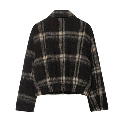 Women's Long Sleeve Loose Casual Lapel Single-breasted Coat