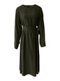 Plus Size Lace Up Muslim Women's Dress