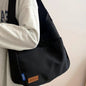 Fashion Casual Embroidered Tooling Canvas Messenger Bag