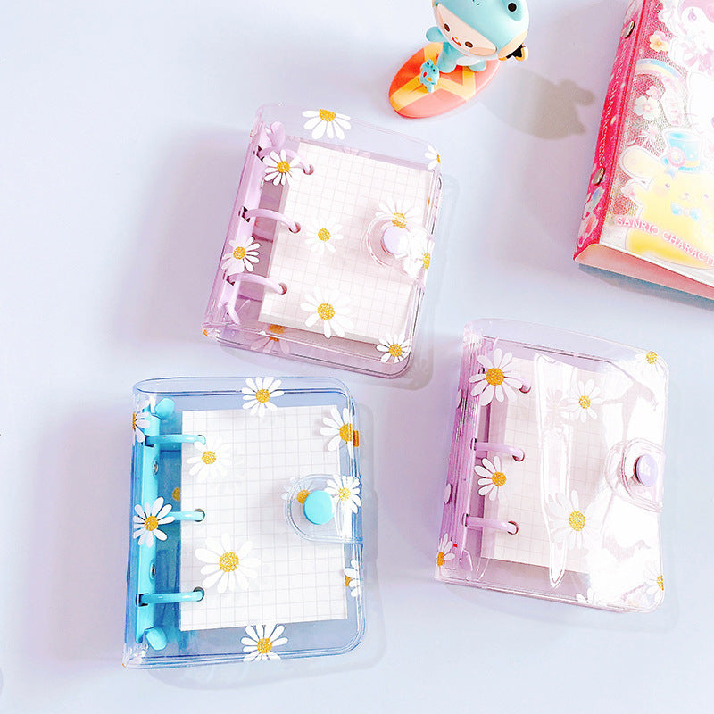 Kawaii Mini 3 Hole Daisy Notebook Planner Organizer Binder