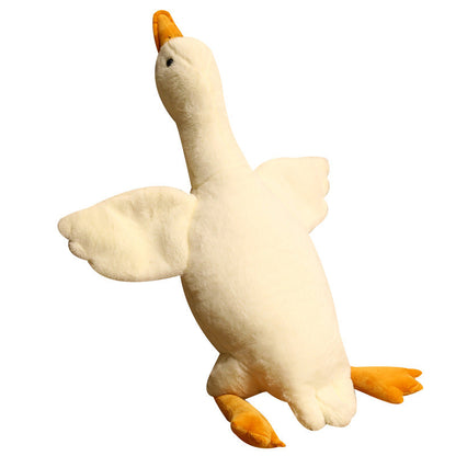 Big White Goose TikTok-Style Big White Goose Lounging Pillow