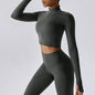 Slim-fit Fitness Long-sleeve Jacket Quick-dry Yoga Wear