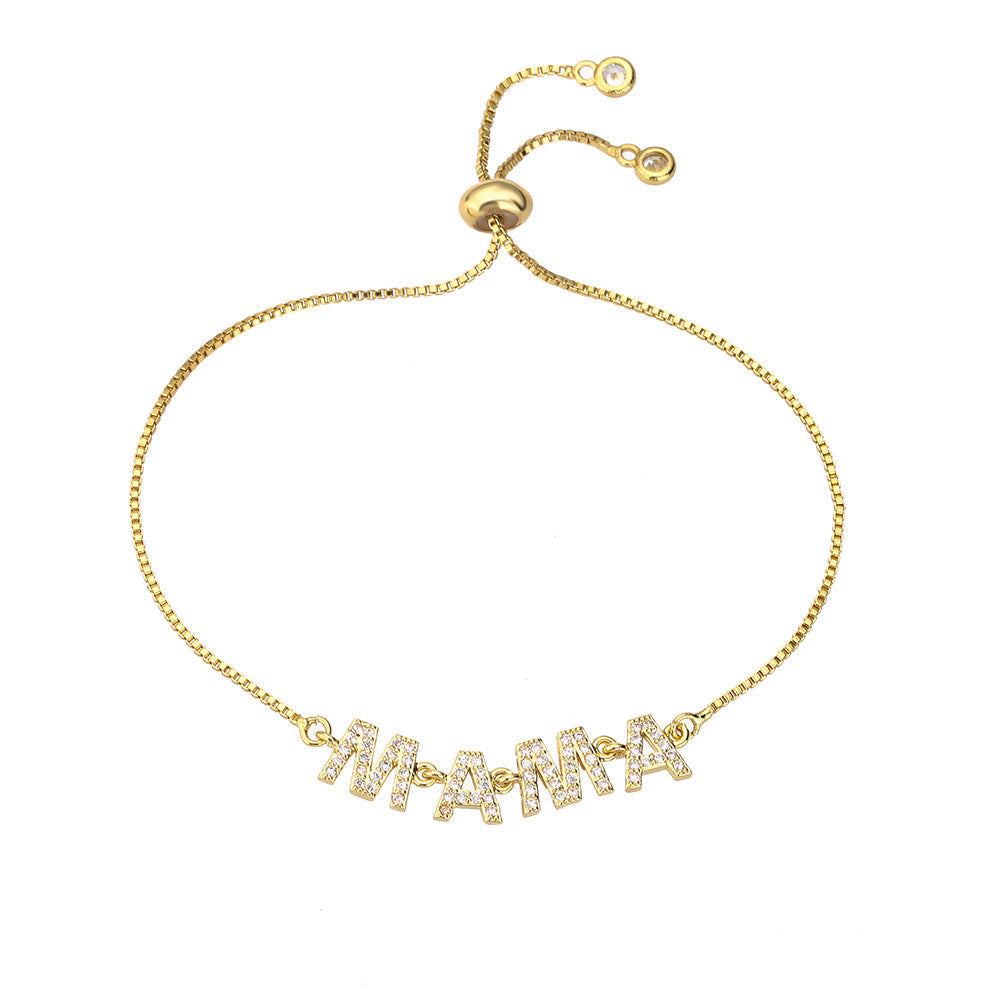 Mother's Day Gift Copper Micro-Set Zircon Bracelet