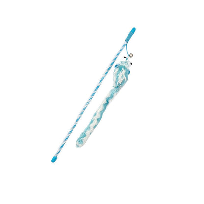 Cat Toy Teaser Plush Feather Bell Teaser Relieving Boredom Self-Hi Pet