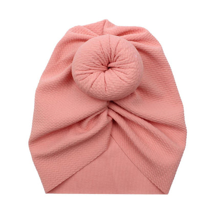 Baby Waffle Headband Indian Hat Round Ball Headband Children's Hair Accessories
