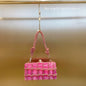 Rhinestone Acrylic Lock Box Bag Portable