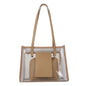 Summer New Fashion Jelly Transparent Large Capacity Portable Shoulder Bag