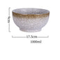Japanese Style Ramen Bowl Ceramic Noodle Instant Noodle Chopsticks Spoon Set