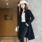 Long Sleeved Suit Jacket Women's Business Wear Long Trench Coat