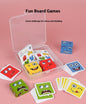 Wooden Expressions Toy Wooden Magic Cube Face Pattern Building Blocks Educational Montessori Toys Wooden Matching Block Puzzles