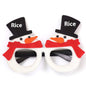 2025Golden Glasses Christmas Day Party Decoration