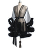 Plus-size Women's Sheer, Openwork, Raw-edge Lingerie And Nightgowns