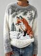 3D Digital Printed Flannel Sweatshirt Women