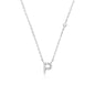 Fashion Jewelry Luxury Gold Color A-Z 26 Letters Necklace CZ Pendant For Women Cute Initials Name Necklace Fashion Party Wedding Jewelry Gift