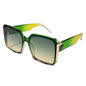 1 Pair of Oversized Frame Rectangular Fashionable Women's Glasses