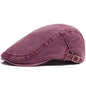 Retro Washed Denim Hat Cowboy Beret Fashion Casual Baseball Cap