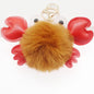 Cartoon Cute Crab Keychain Pendant