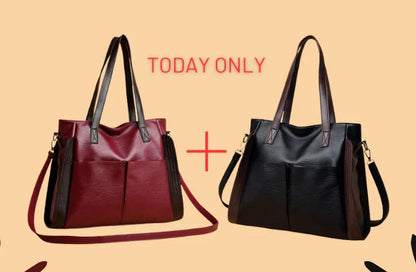 Fashionable Large Capacity Soft Leather Crossbody Bag
