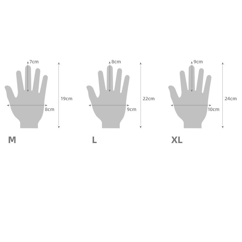 Thin White High Quality Men's Cotton Gloves
