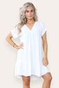 Fancy Style Tiered Smock Dress