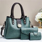Faux Leather Shoulder, Handbags, Pouch, Wallet Set