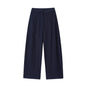 Foreign Trade Wholesale Off-neck Flounced Sleeve Linen Shirt Top Wide Leg Trousers