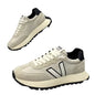 Men'S Casual Sports Shoes - Black with White Laces, Rubber Sole, Low Top, Lace-Up Design