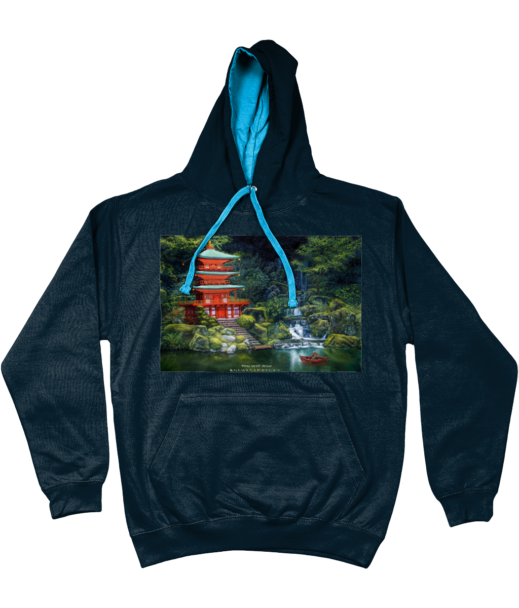 ASLAN Hoodie two tone-Grey Various Colours and Sizes