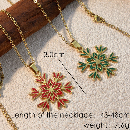 Fashion Stainless Steel Necklace Christmas
