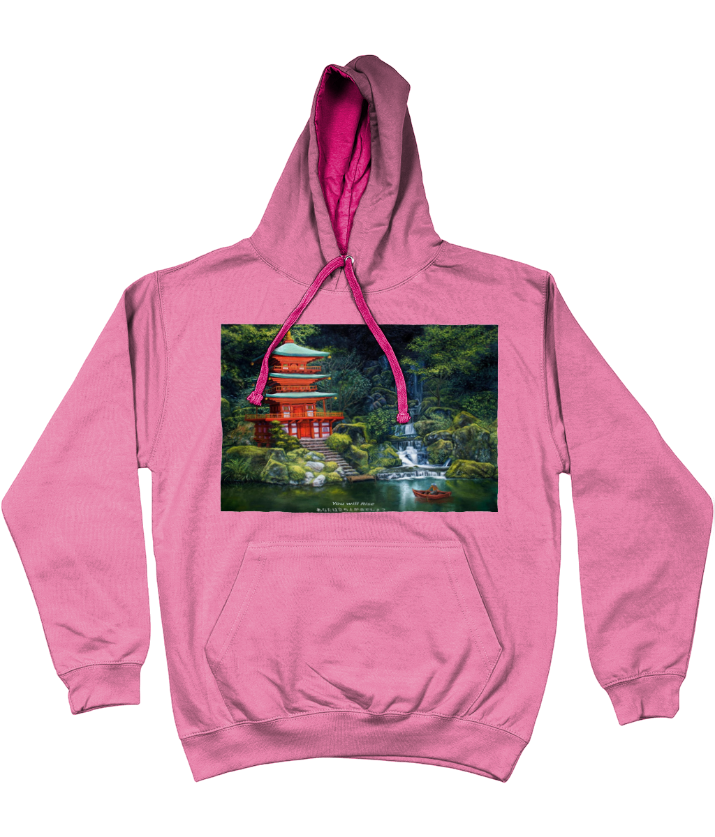 ASLAN Hoodie two tone-Grey Various Colours and Sizes