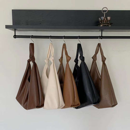 Large Capacity Soft Leather Underarm Bag Commuter's All-matching Portable