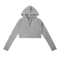 Vintage Washed Raw Edge Hoodie - Premium Fleece Gym Hoodie | BRACE