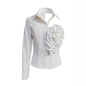White Blouse With A One-shoulder TOP
