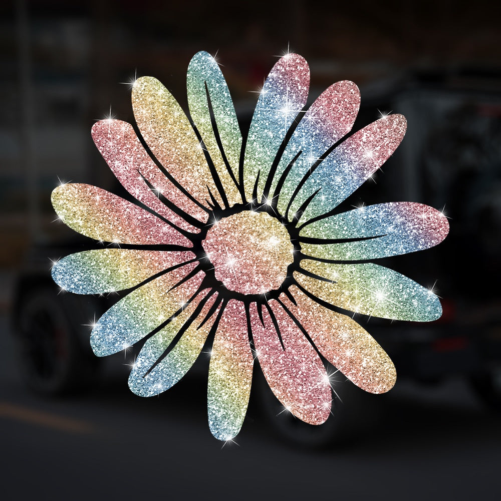 Cartoon Shiny African Woman Automobile Sticker