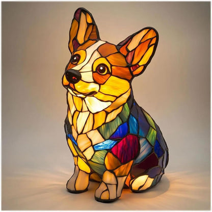 LED Small Night Lamp Art Animal Statue Creative Home Desktop Decoration