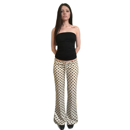 Slim-fit Low-rise Figure-flattering Casual Trousers