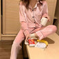 Casual Open-button Student Velvet Korean-style Warm Oversized Set