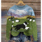 Best-selling Autumn Women's Sweater With Print
