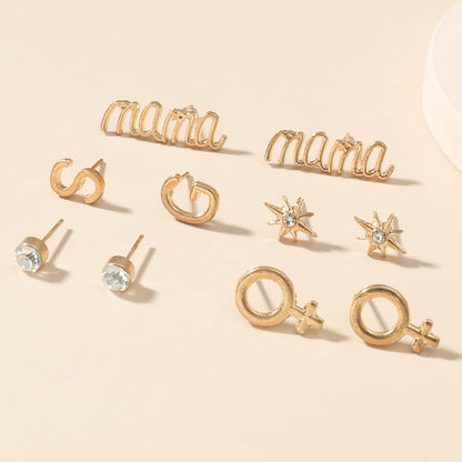 Ins Style Simple And Compact All-match Earrings Mother's Day Gift Female