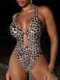 Cross-band One-piece Swimsuit For Women