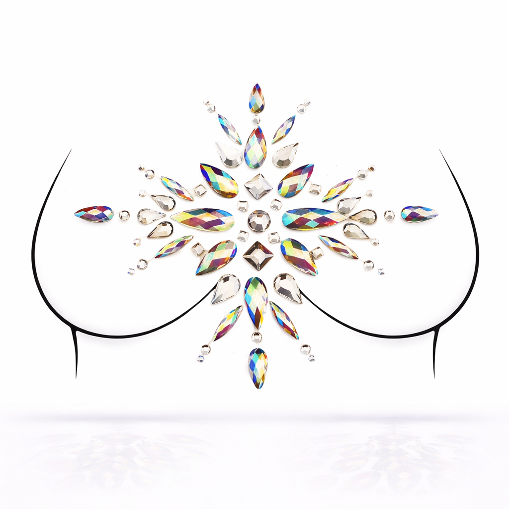 Festival Body Jewels – Self Adhesive Chest & Body Gems (Aphrodite)
