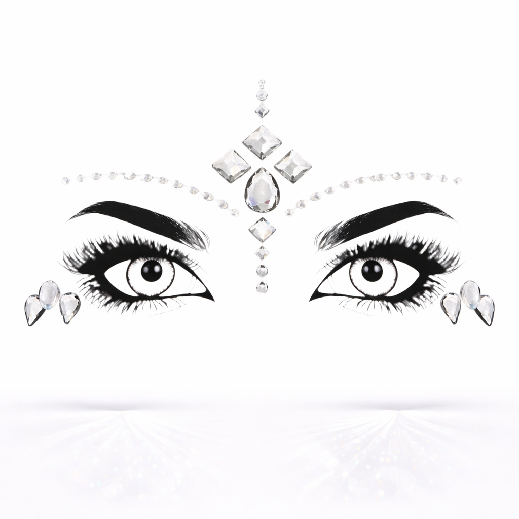 Festival Face Gems – Stick On Self Adhesive Face Jewels (Harmonia)