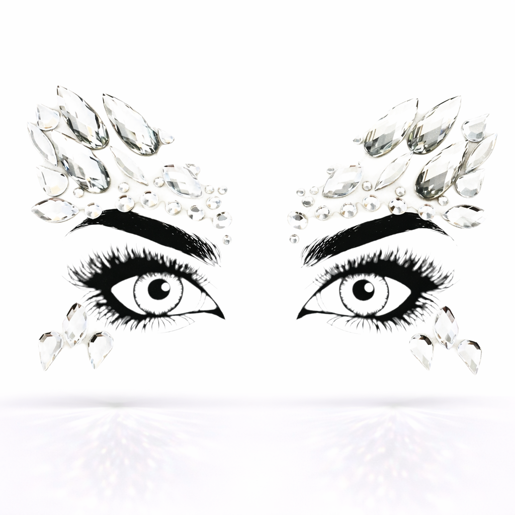 Festival Face Jewels – Stick On Self Adhesive Face Gems (Persephone)
