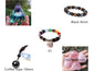 Natural Tiger Eye Stone Bracelet - Handwoven Healing Crystal Bracelet for Men & Women