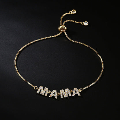 Mother's Day Gift Copper Micro-Set Zircon Bracelet