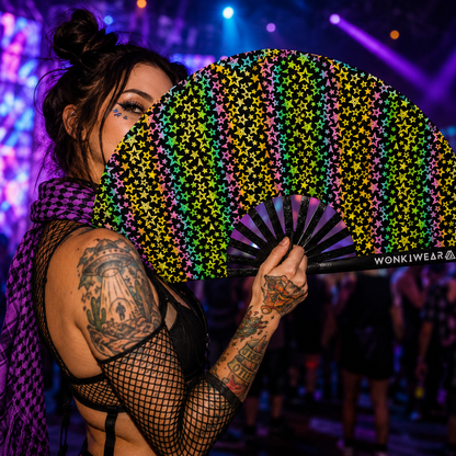 XL Flash Reflective Stars Festival Fan