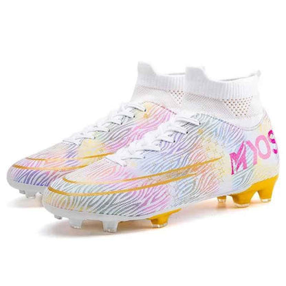 Premium Soccer Shoes for Men - Leather Upper, Superior Comfort & Enhanced Performance