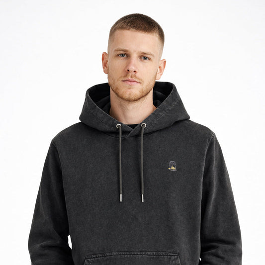 Forge Hoody — Vintage Washed Black